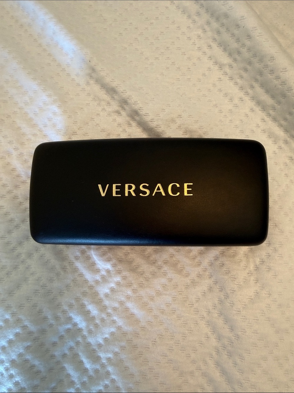 Versace Black and Gold Eyewear Case